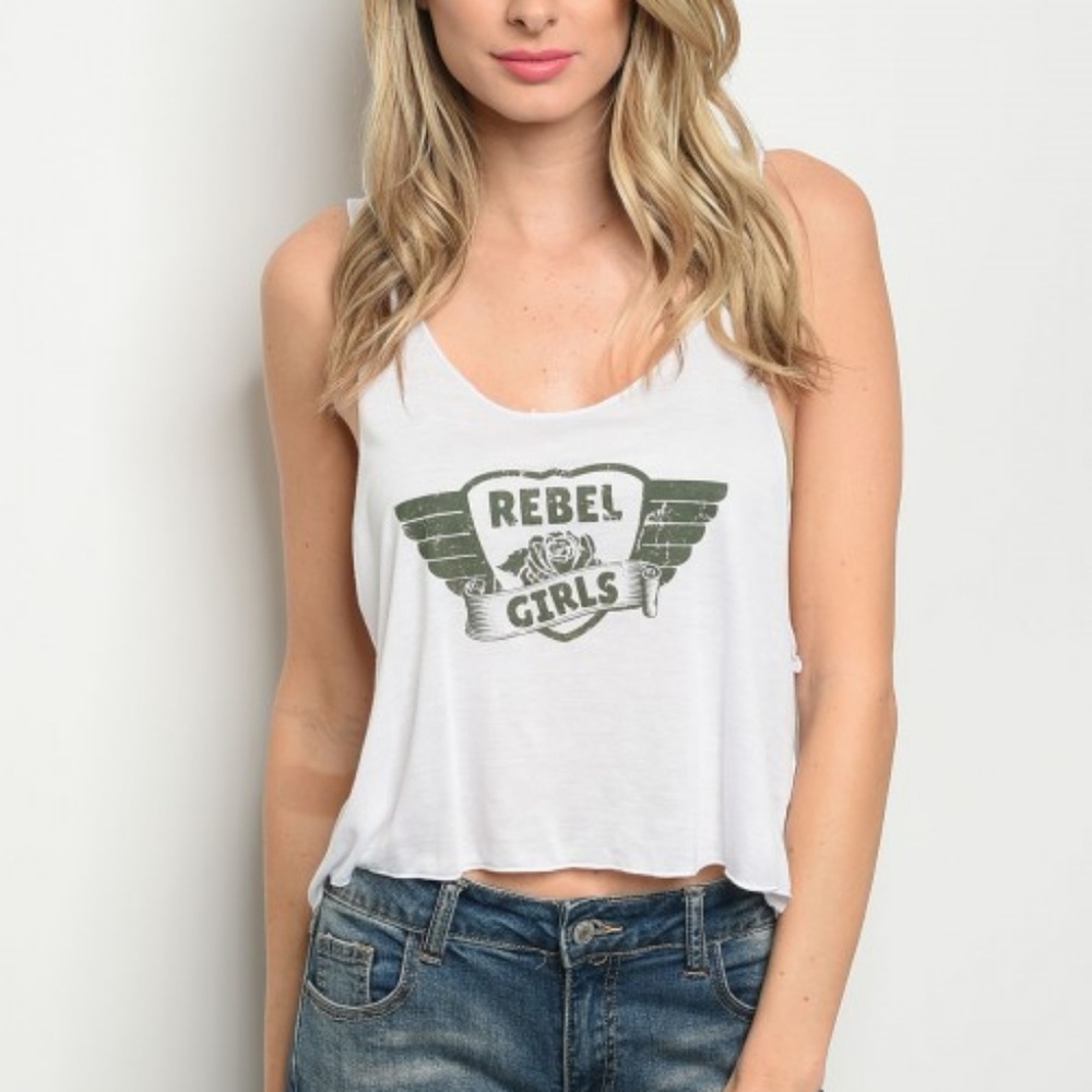 Rebel girls tank top